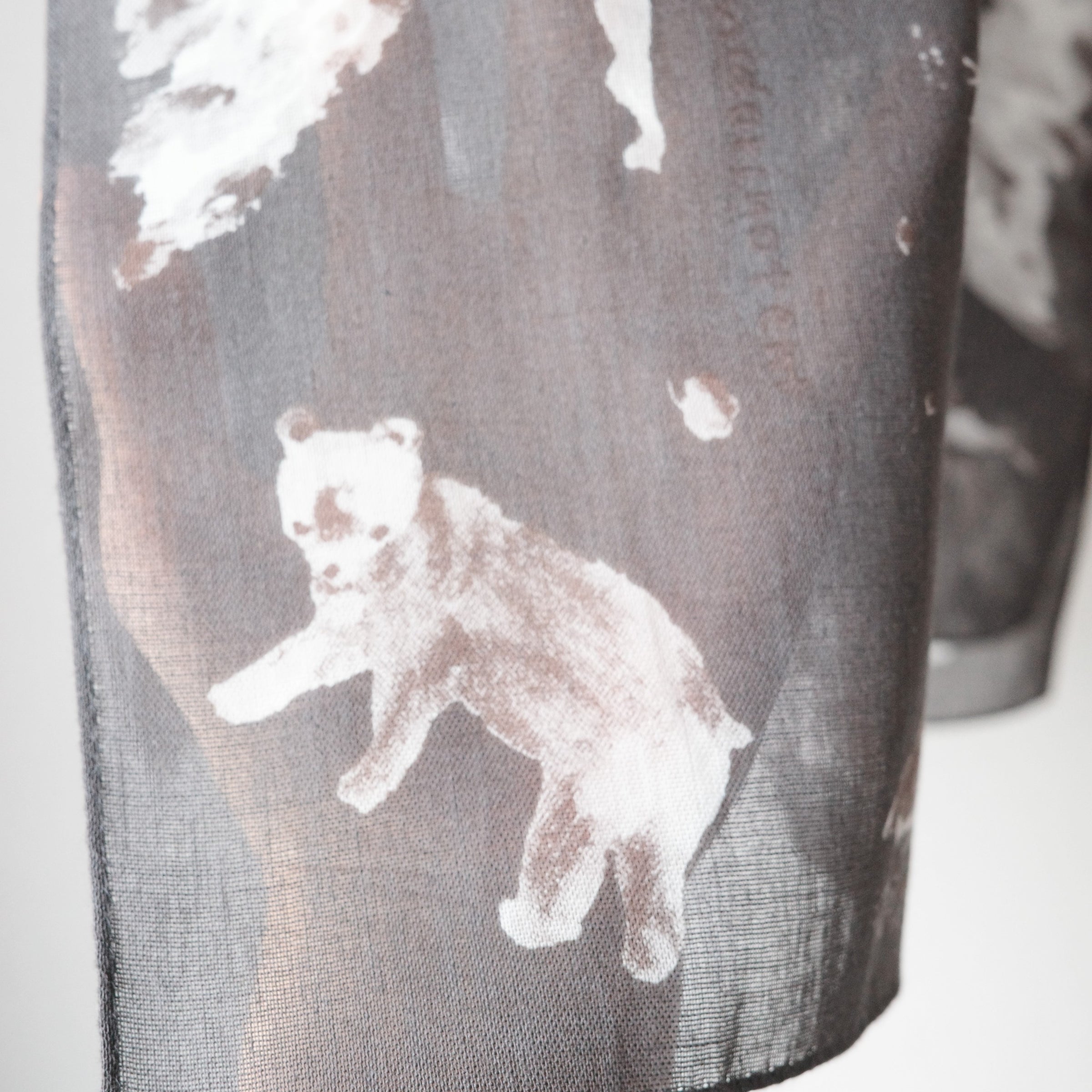 Hand Printed Scarf ハンドプリントスカーフ | midorinotent