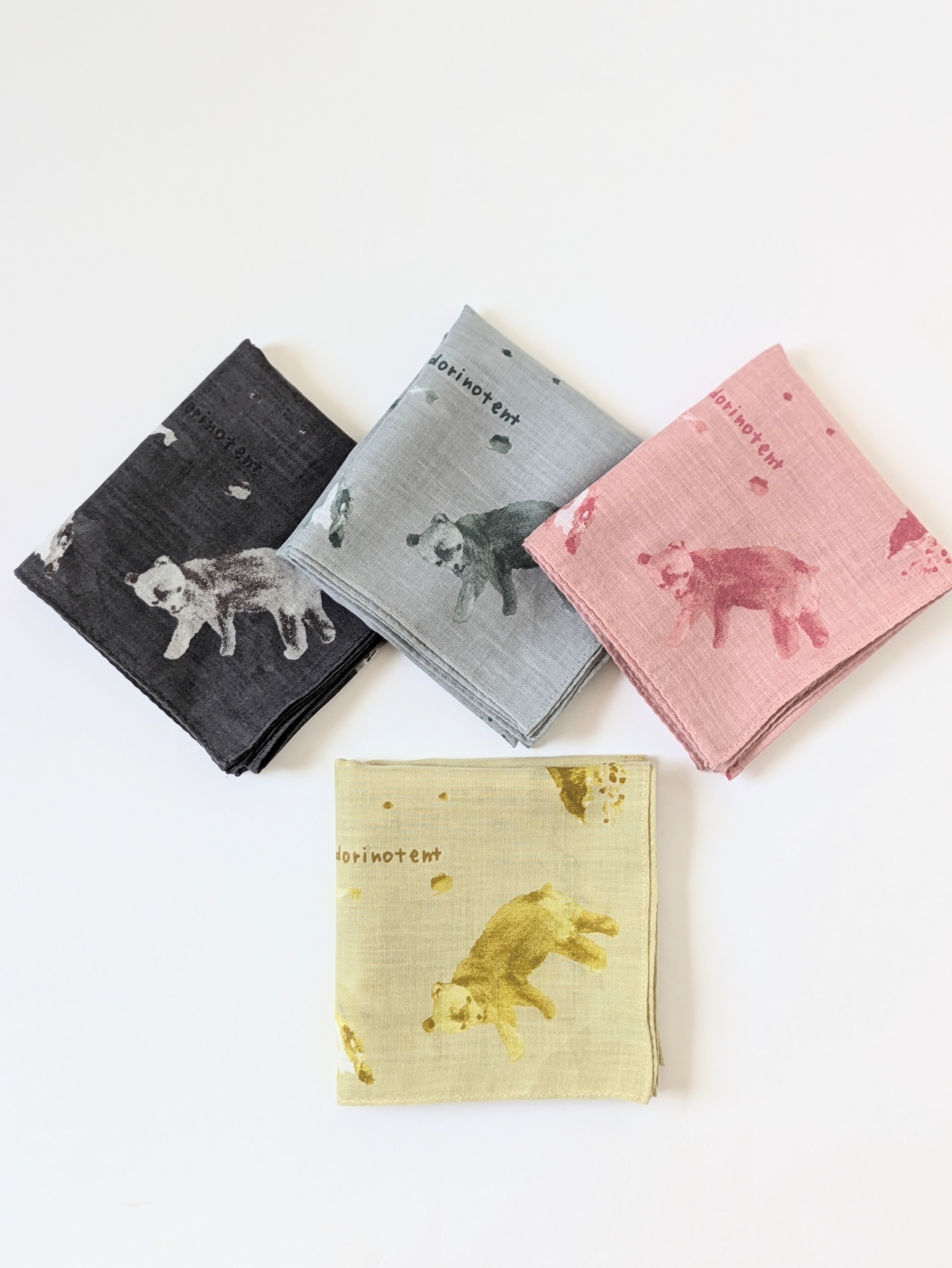 Hand Printed Scarf ハンドプリントスカーフ | midorinotent
